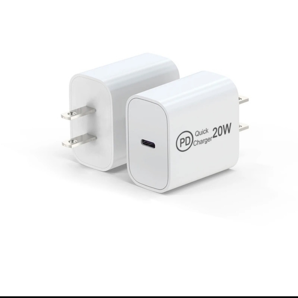 PD 20W Charger Fast Charging USB Type C for iPhone, Samsung Including Cable